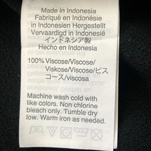 Like New Black Madewell Rhyme Top Short Sleeve Oversized Blouse Top - Picture 8 of 8